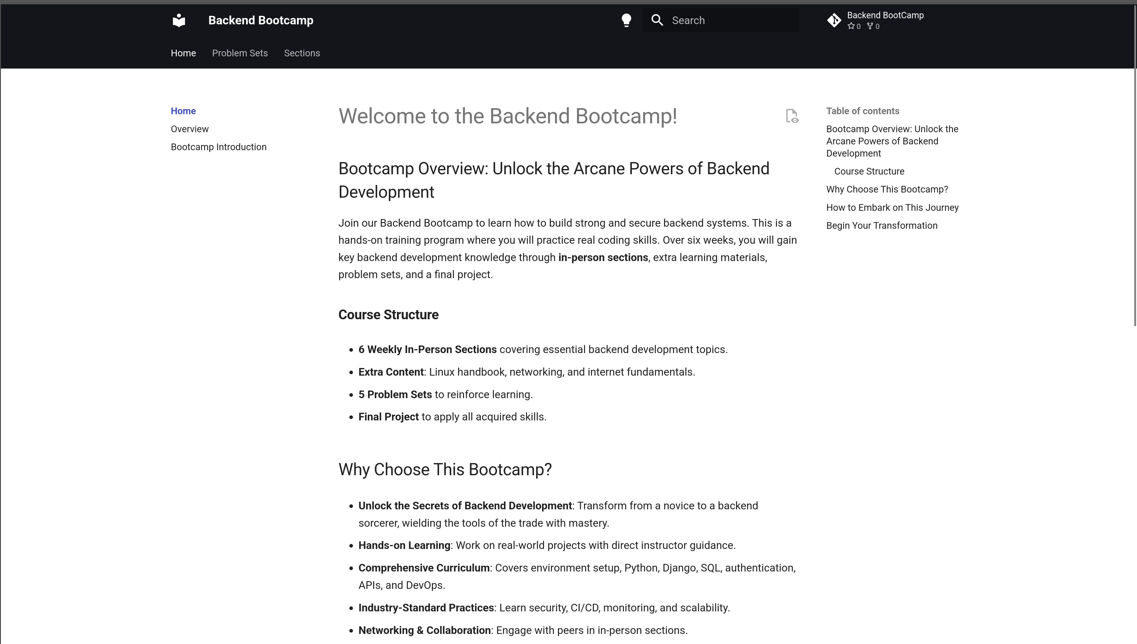 backend